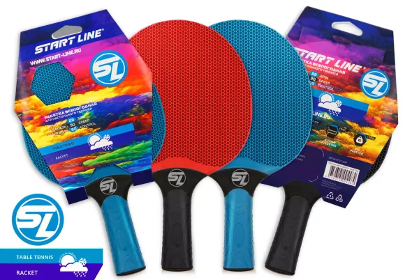 Представляем сезонные новинки каталога Start Line -  всепогодные ракетки для настольного тенниса!