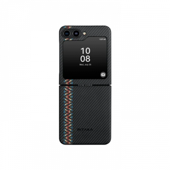 Чехол Pitaka Fusion Weaving MagEZ 3 для Samsung Galaxy Z Flip5, Rhapsody, кевлар (арамид)