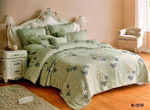 Бесшовное постельное бельё, креп-жатка, 1,5 спальное, комплект К-018