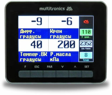Multitronics CL-950 бортовой компьютер для  катеров черный (pазъем Suzuki) с кабелем NMEA2000-M