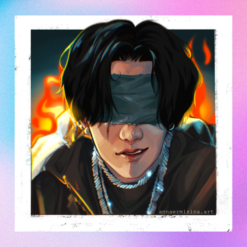 Арт принт / annaermizina.art / BTS / Agust D