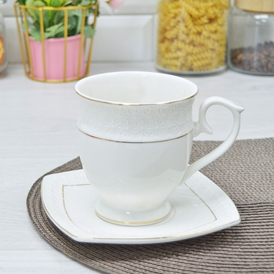 Чайная пара 340мл высокая кругл. "Снежная королева" п/у (23362)