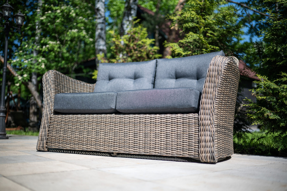 Диван 2‑местный Besta Fiesta ВЕНЕЦИЯ, коричневый