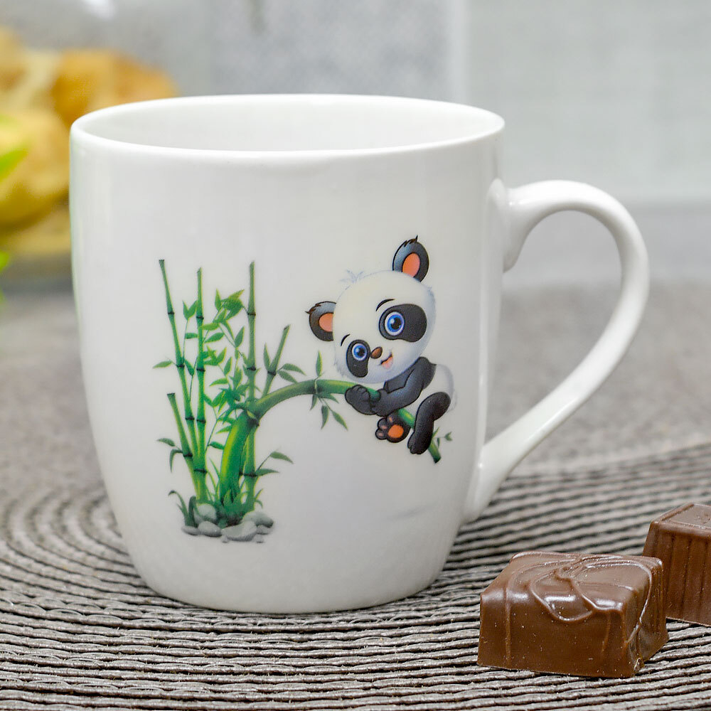 Кружка 220мл Панда, фарфор