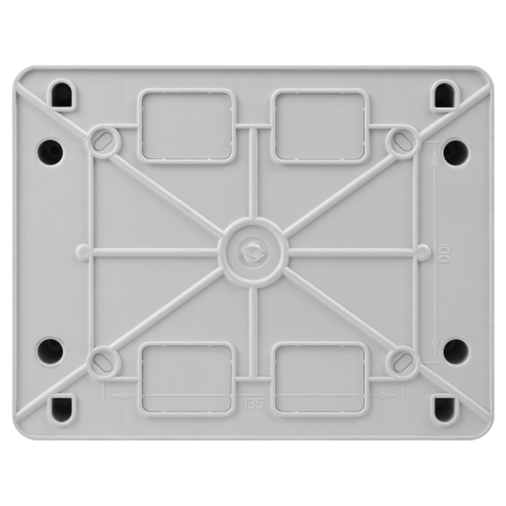 Корпус пластиковый навесной ЭРА COMFORT ЩРН-П-8 IP41 прозрачная крышка белый