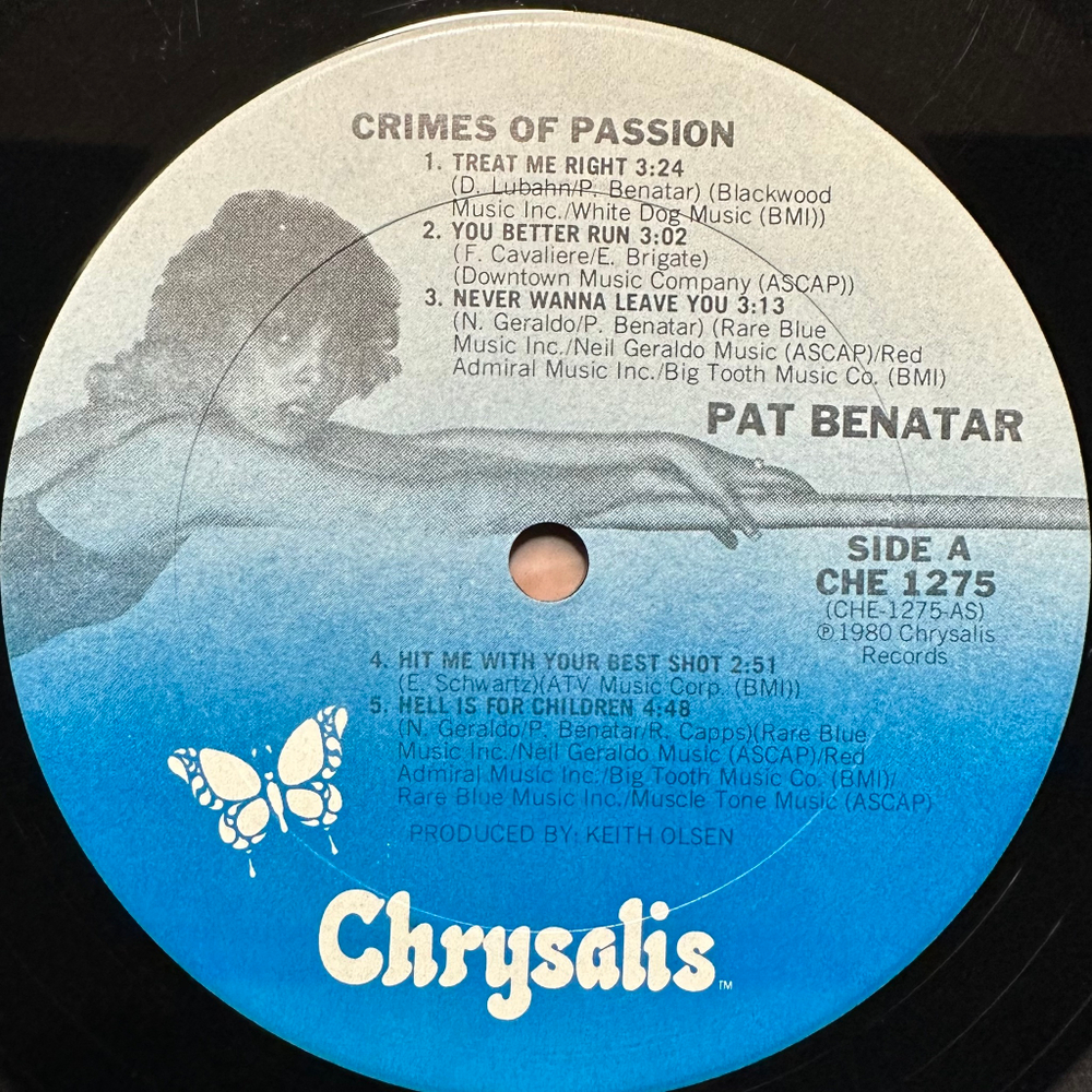 Pat Benatar - Crimes Of Passion (США 1980г.)