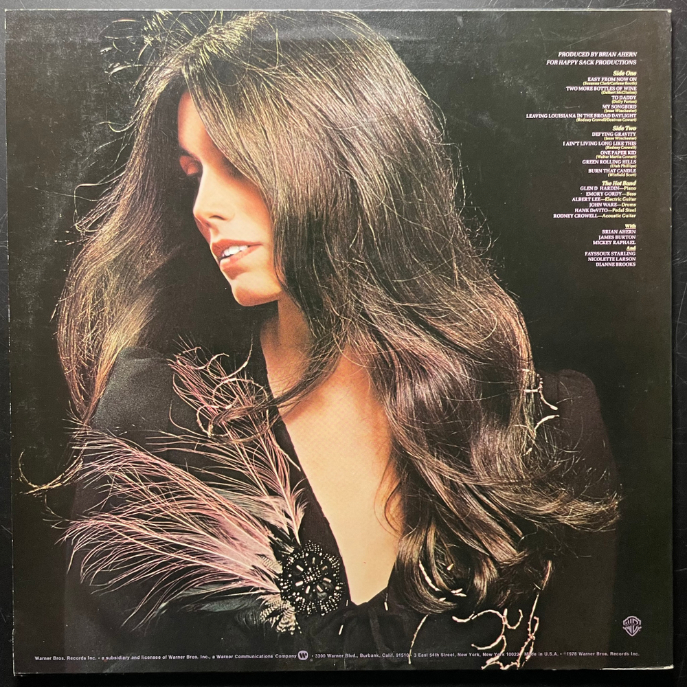 Emmylou Harris ‎– Quarter Moon In A Ten Cent Town (США 1978г.)