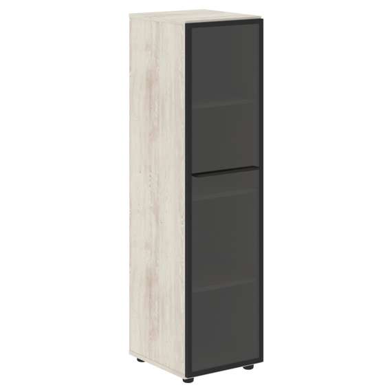 Шкаф колонка со стеклянной дверью LMC 40.2(L)  400х430х1517 LOFTIS