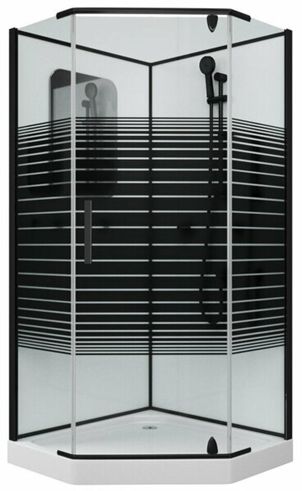 Душевая кабина Grossman Classic GR270D (100х100х205) дверь распашная,4 места