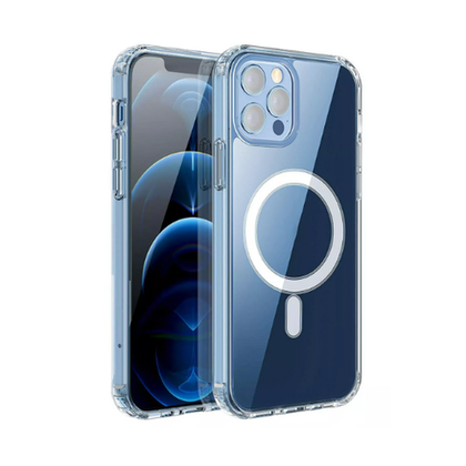 Накладка iPhone 14 Pro Max силикон light blue Magsafe Funshare