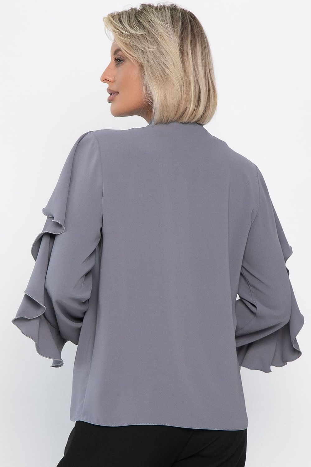 Блуза Дыхание осени (серая) Б14186-5М LT Collection