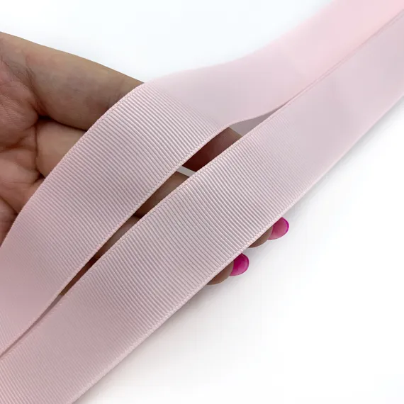 Репсовая лента (сантюр) 25мм, розовая, Arta-F