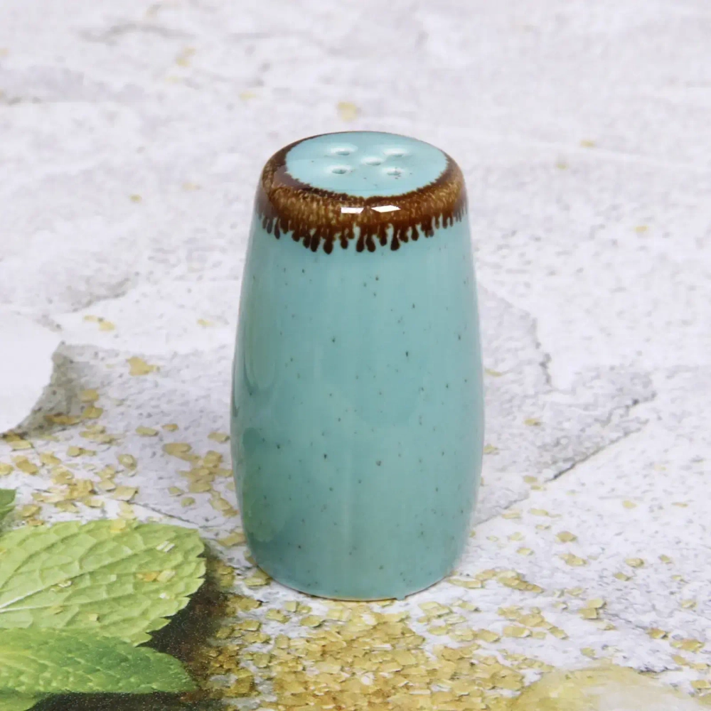Солонка керамическая «Tiffany Blue» 3,5*7см