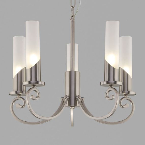 Подвесная люстра Eurosvet Banci 60117/5 никель