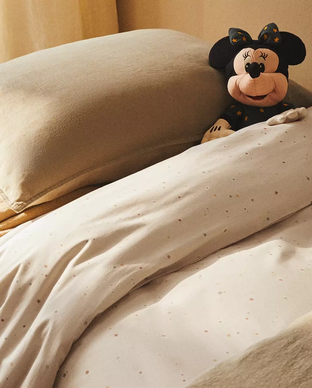 ZARA HOME ДЕТСКИЙ ПОДОДЕЯЛЬНИК "ЗВЕЗДЫ"