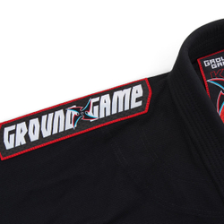 Детское Кимоно Ground Game NINJA чёрное