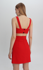 Юбка трапеция мини