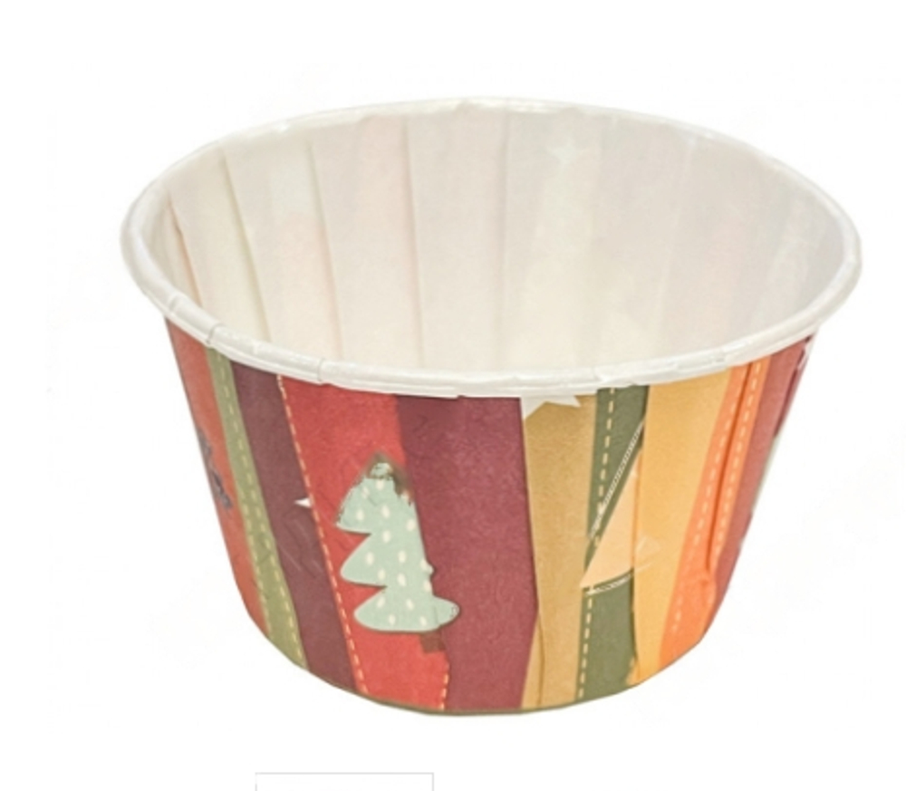 Капсула усиленная Merry Christmas Елочки/зеленый 1 шт