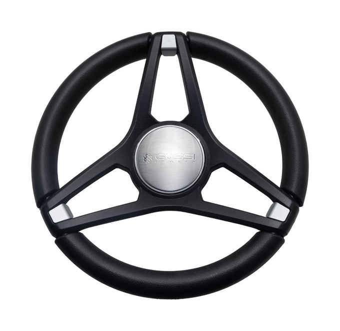 Рулевое колесо MOLINO хром матовый, д.350 мм