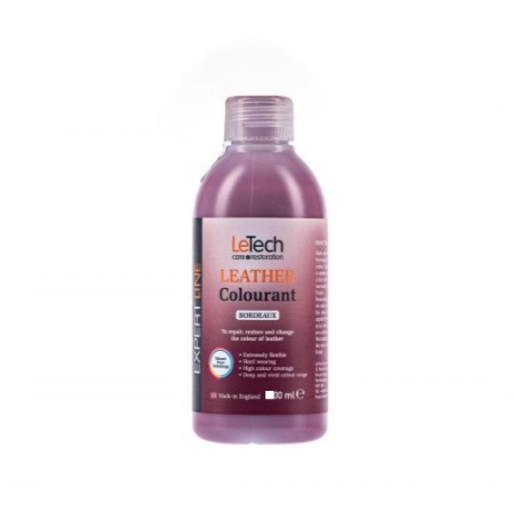 LeTech Expert Line Краска для кожи (Leather Colourant) Bordeaux, 500мл