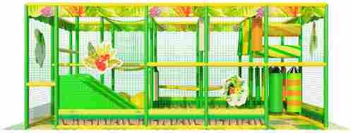 Детский уличный игровой лабиринт с крышей «Тропикана» 6,15×2,46×3,1 м