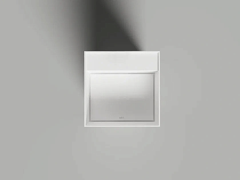 Раковина Salini ARMONIA SQUARE TOP 01 S-Sense 130511TG 45 без отверстия под смеситель, белая