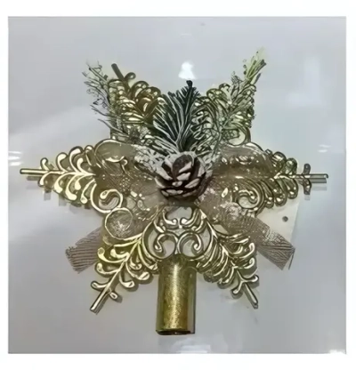 Звезда на ёлку 19*19 см «Хвойная», Золото