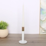 Подсвечник «GLOSS» 8*15 см, Белый/золото