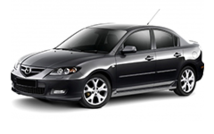 Багажники на Mazda 3 I 2003-2009 седан штатное место