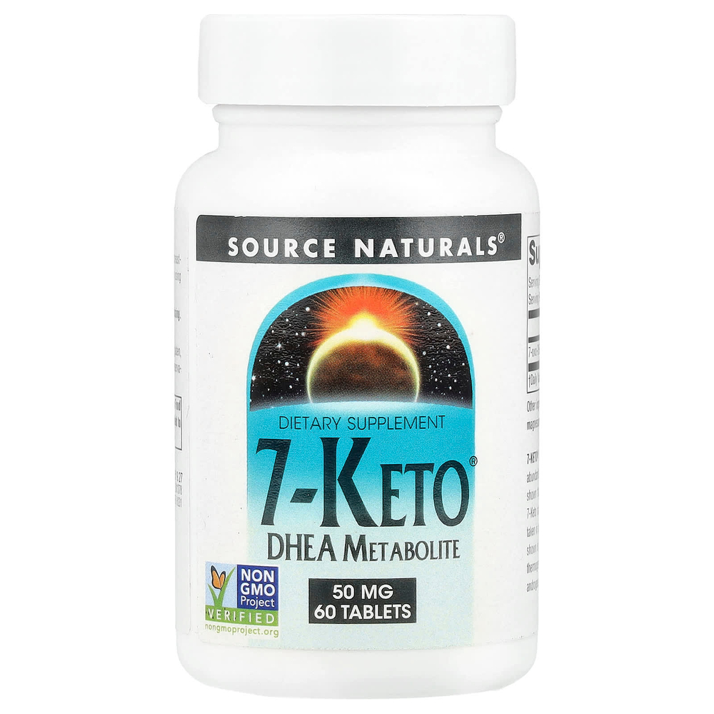 Source Naturals, 7-Keto®, метаболит ДГЭА, 50 мг, 60 таблеток