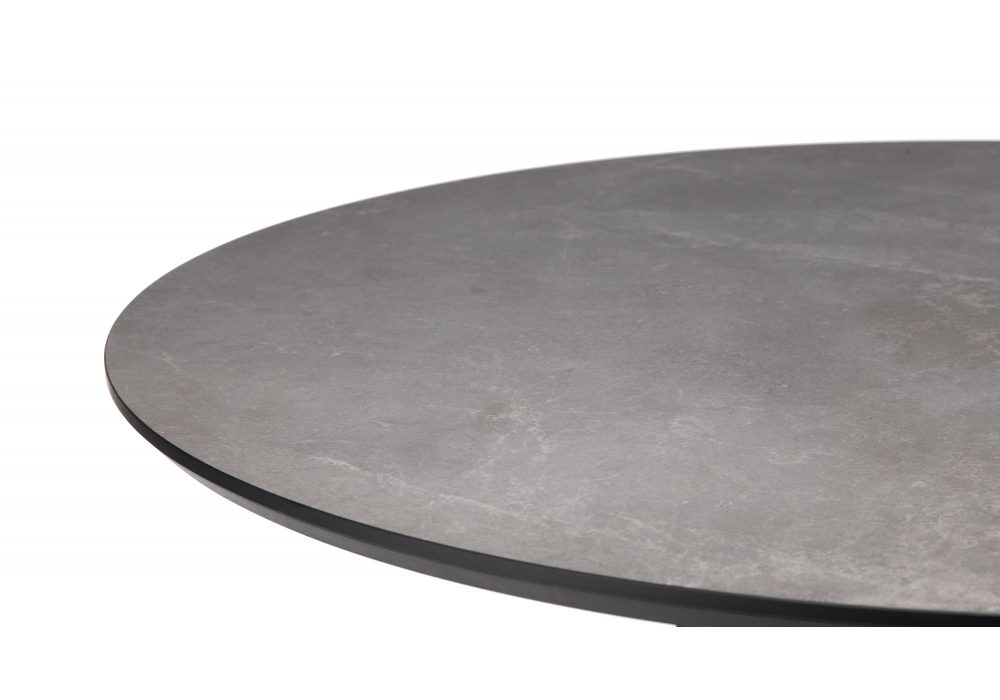 Керамический стол Woodville Барел 110 dolmen cris sahara, черный