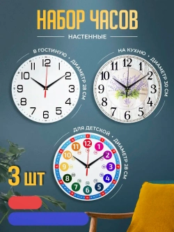 Настенные часы бесшумные
