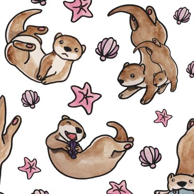 Милые выдры