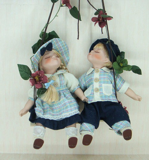 Куклы фарфоровые Мартин и Марта