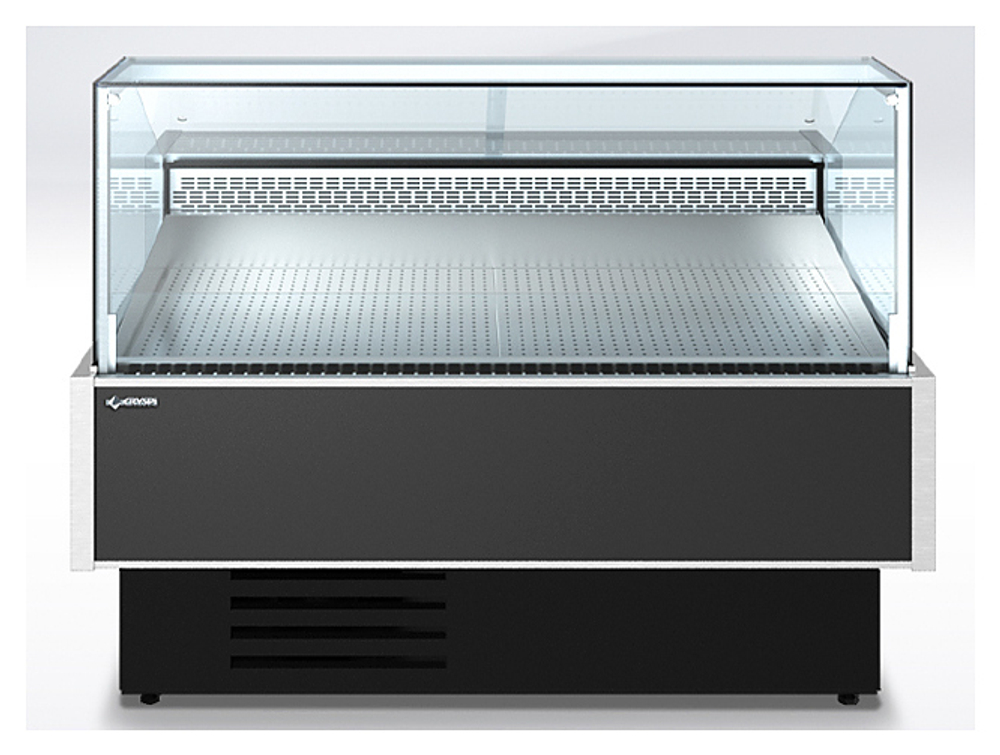 Витрина холодильная CRYSPI Gamma Quadro SN FISH 1800 LED (с боковинами)