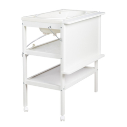 Стол для пеленания Roba Baby Pool с ванночкой и матрасиком белый