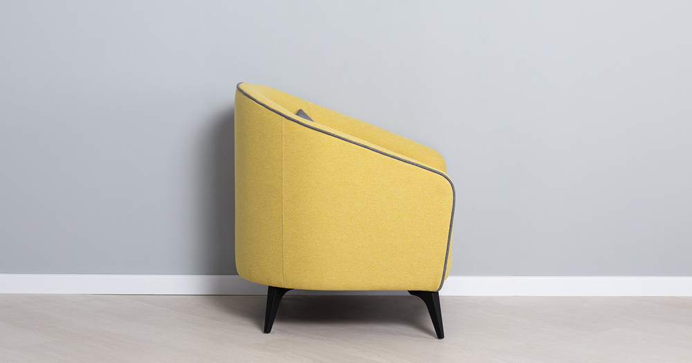 Бернис кресло для отдыха (горчица)