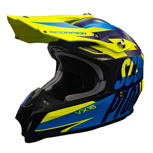 VX-16 Evo Air Slanter / Матовый / Сине-желтый