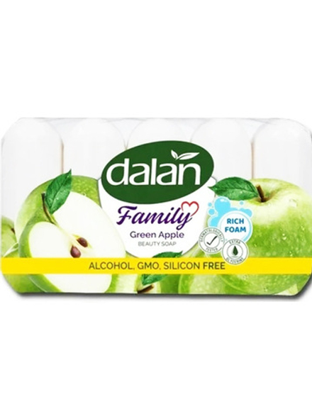 Туалетное мыло DALAN FAMILY "Зеленое яблоко" 375 г.