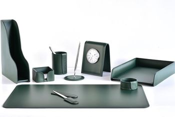 Настольный набор из кожи Cuoietto серии Business из 9 предметов (NBCGr9)