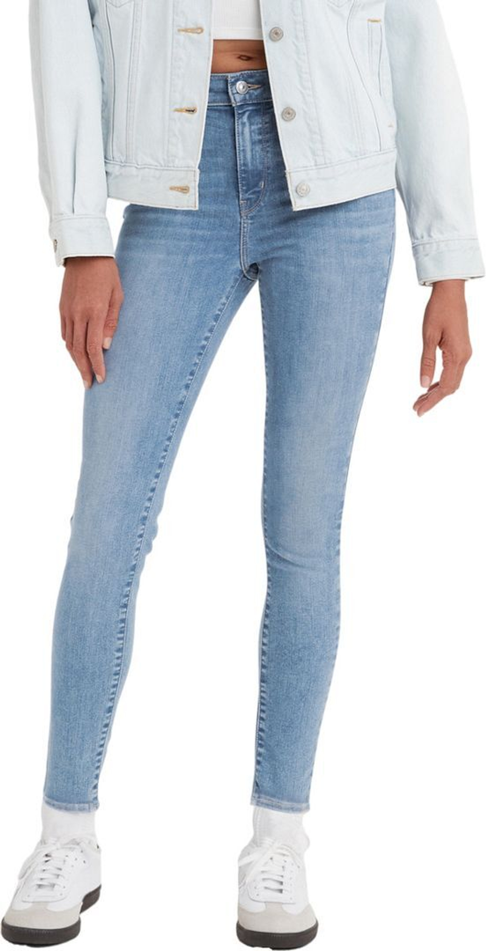 Джинсы Levis 720 Levi's Original HIRISE SUPER SKINNY ONTARIO SKIP голубой