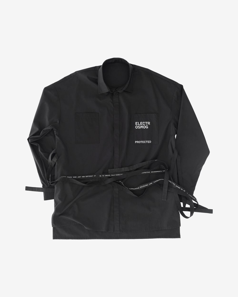 Рубашка Futureisnown Electrosmog Protected shirt Черная