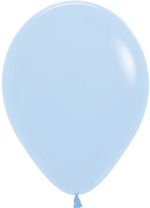 Шар (12''/30 см) Нежно-голубой (640), макарунс, 12 шт.