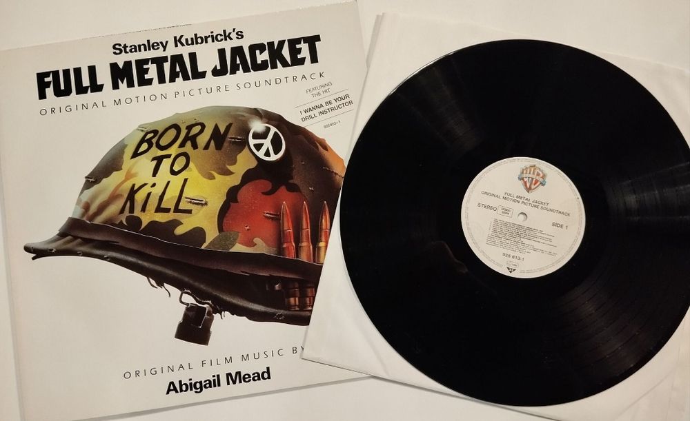 Винтажная виниловая пластинка LP Stanley Kubricks Full Metal Jacket (Germany 1987)