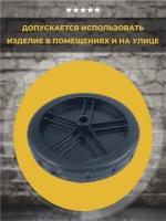 Колесо мебельное обрезиненное D100мм