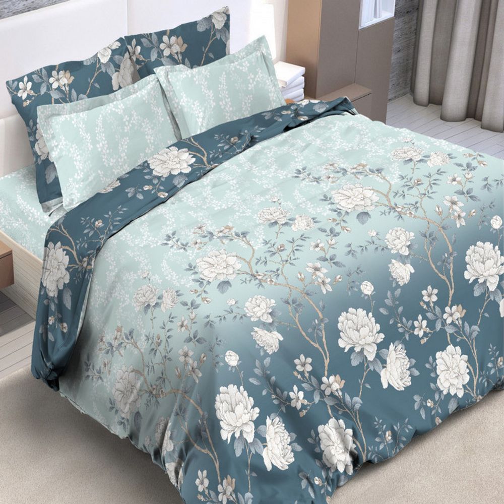 Комплект постельного белья "ВЛ. 6020", бязь, 100% хлопок, Россия.