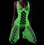 Боди-комбинезон сетка с доступом Shelly светящийся в темноте S/L