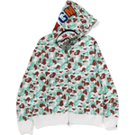A Bathing Ape Store Milan Separate Shark Full Zip Худи