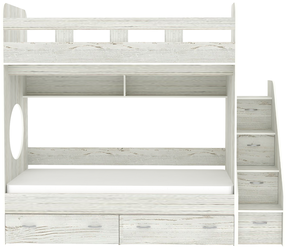 Двухъярусная кровать КарИВи Юниор 1 90х200 Винтерберг Винтерберг