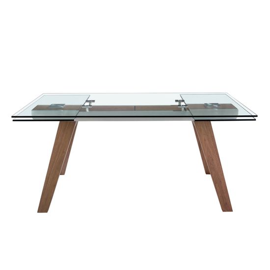 Раздвижной обеденный стол 1131/DT766 из закаленного стекла Испания 